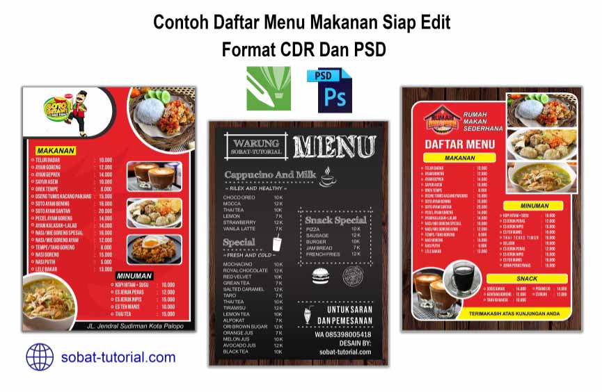 Detail Template Desain Menu Makanan Nomer 10