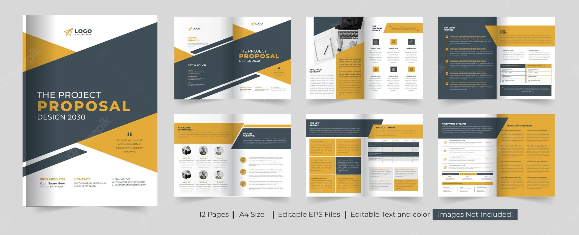 Detail Template Desain Proposal Nomer 15