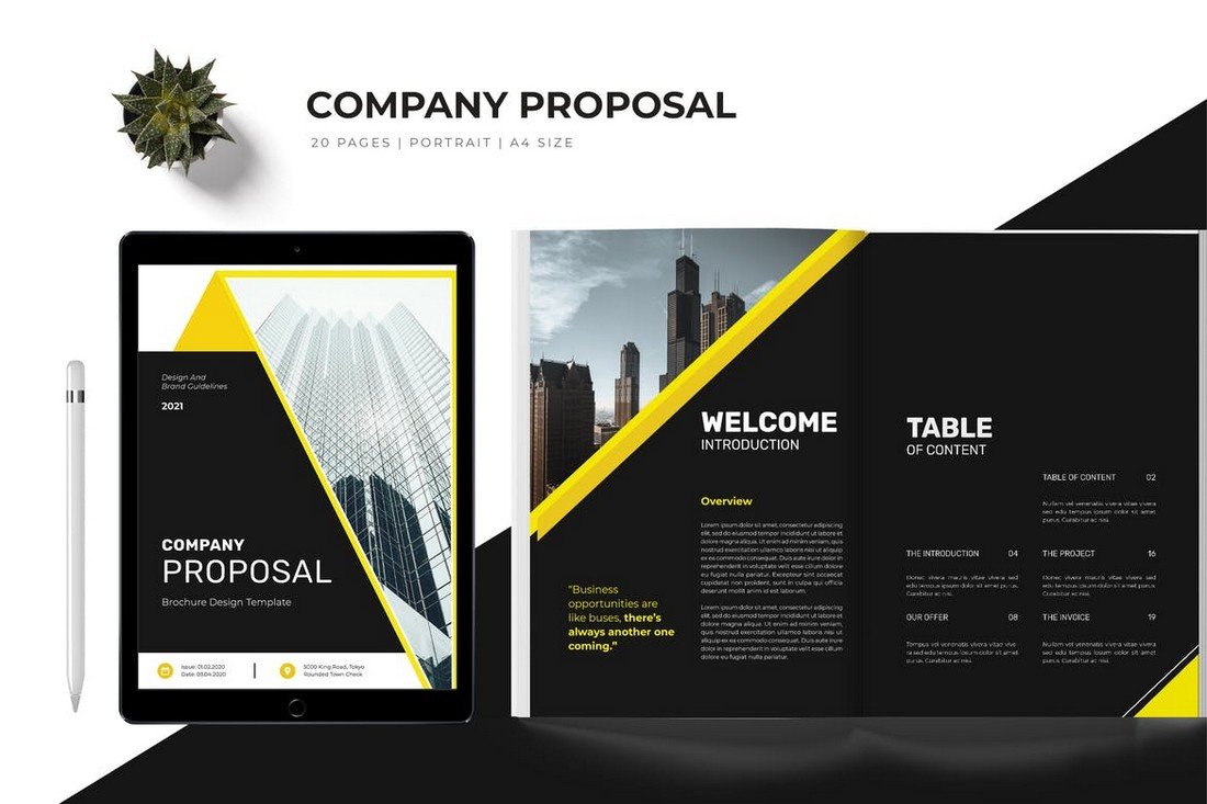 Detail Template Desain Proposal Nomer 27