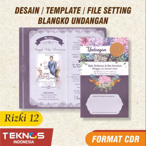 Detail Template Desain Undangan Nomer 28