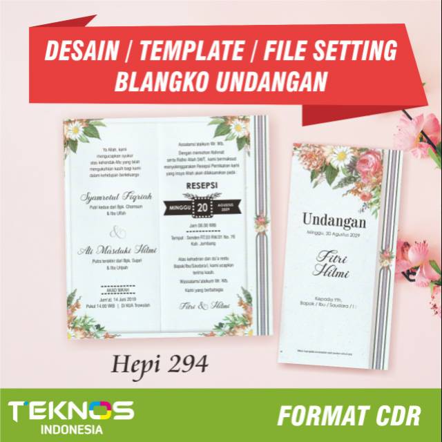 Detail Template Desain Undangan Nomer 10