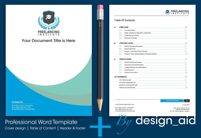 Detail Template Design Word Document Nomer 16