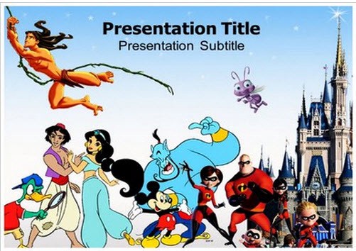 Detail Template Disney Powerpoint Nomer 11