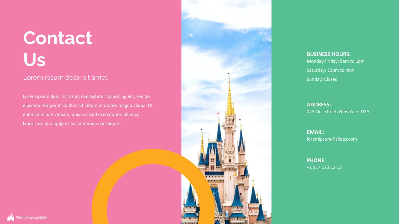 Detail Template Disney Powerpoint Nomer 19