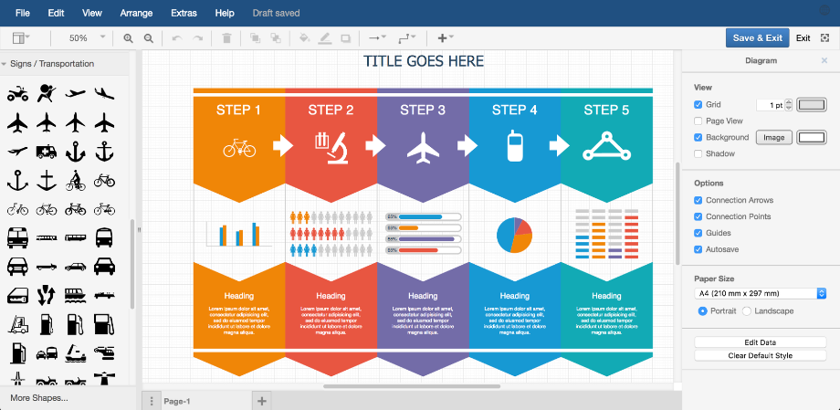 Detail Template Draw Io Nomer 16