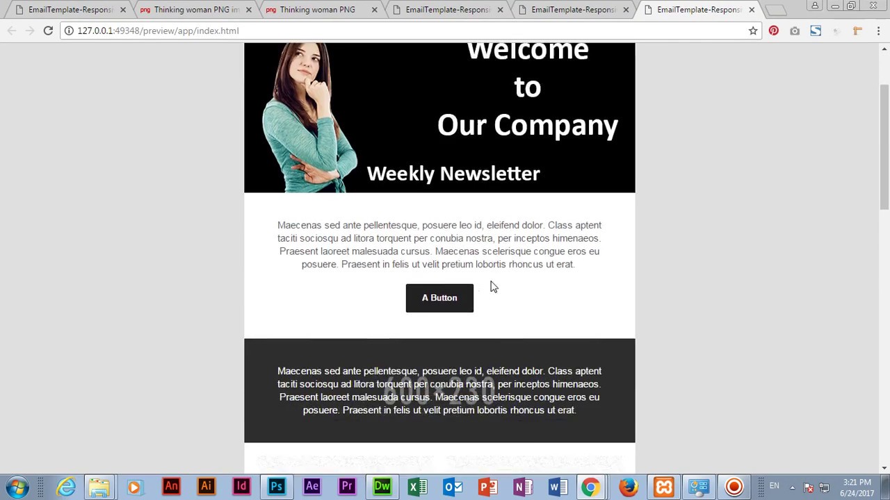 Detail Template Dreamweaver Html Nomer 12