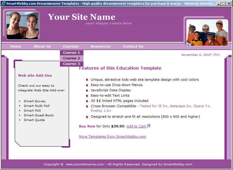 Detail Template Dreamweaver Html Nomer 14