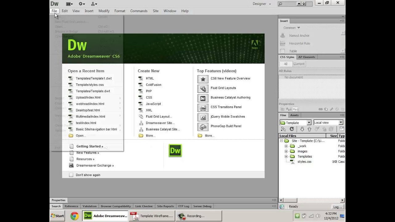 Detail Template Dreamweaver Html Nomer 3