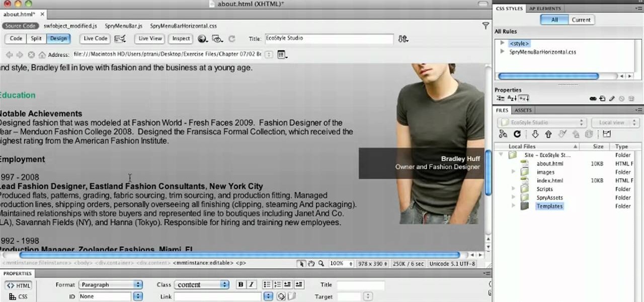 Detail Template Dreamweaver Html Nomer 21