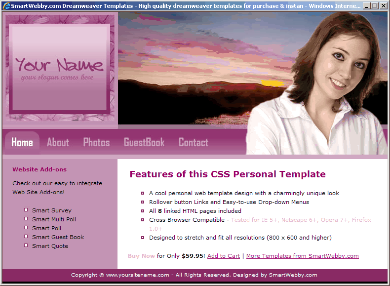 Detail Template Dreamweaver Html Nomer 22