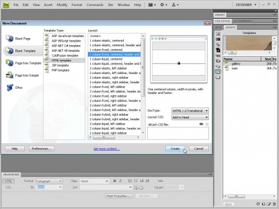 Detail Template Dreamweaver Html Nomer 4