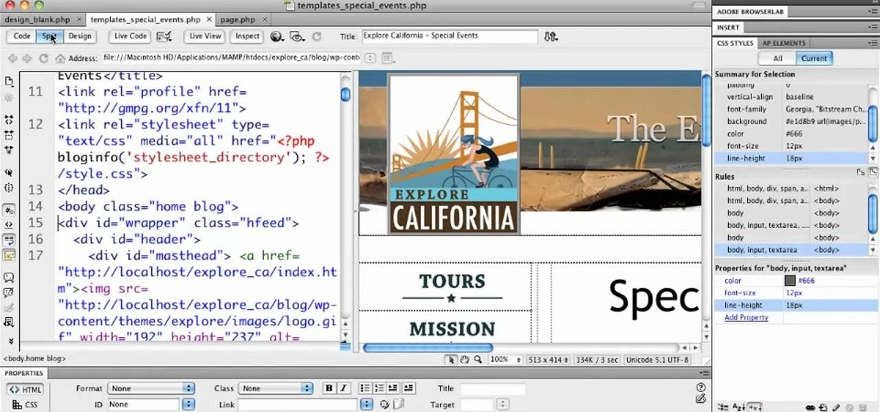Detail Template Dreamweaver Html Nomer 30