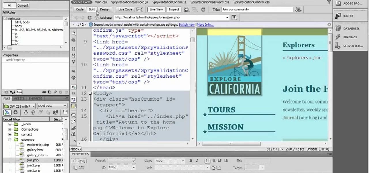 Detail Template Dreamweaver Html Nomer 45