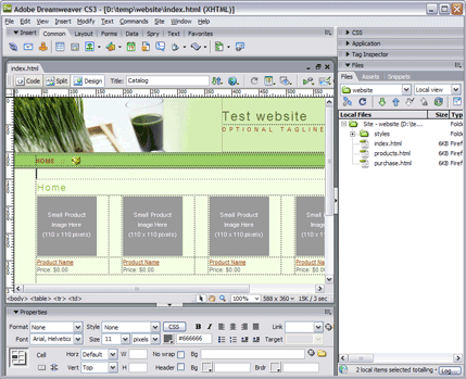 Detail Template Dreamweaver Html Nomer 48