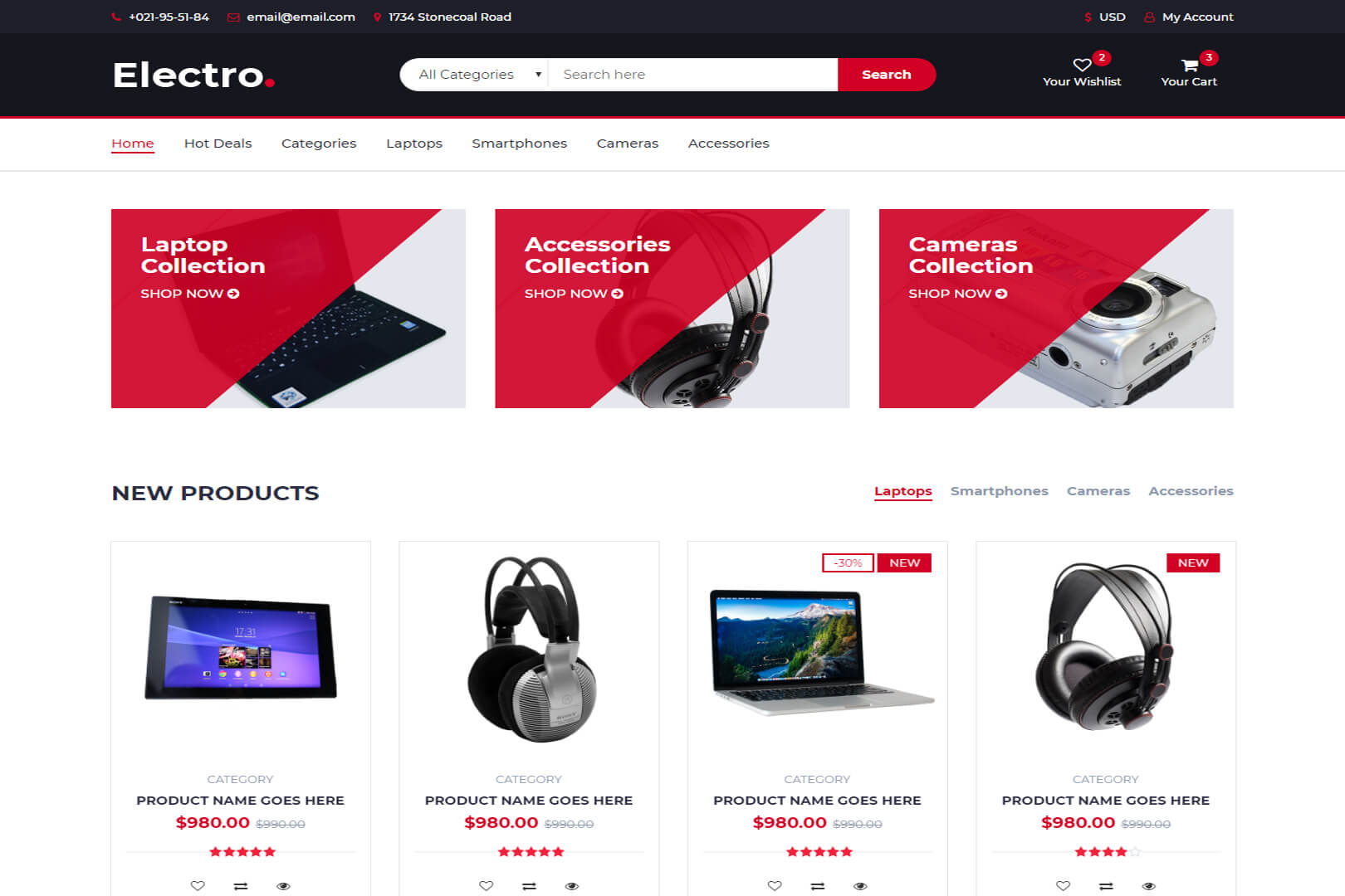 Detail Template E Commerce Nomer 22