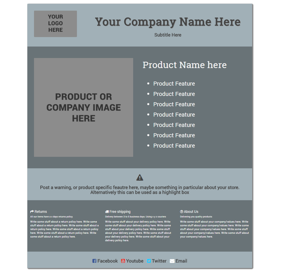 Detail Template Ebay Gratis Nomer 7