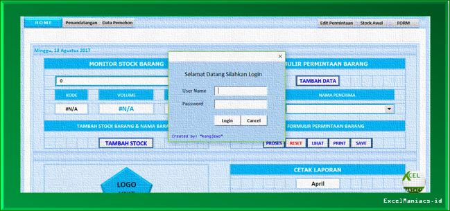 Detail Template Excel Stok Barang Nomer 31