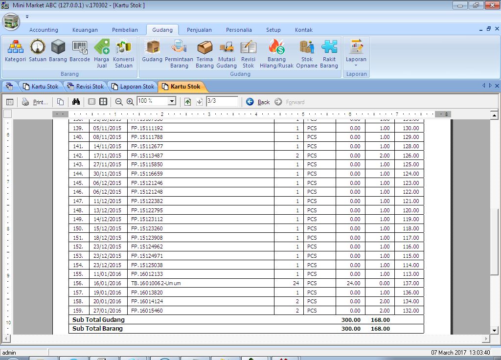 Detail Template Excel Stok Barang Nomer 35