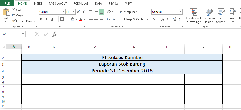 Detail Template Excel Stok Barang Nomer 39