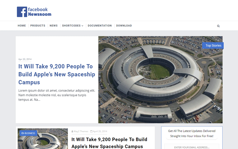 Detail Template Facebook Blogger Nomer 9
