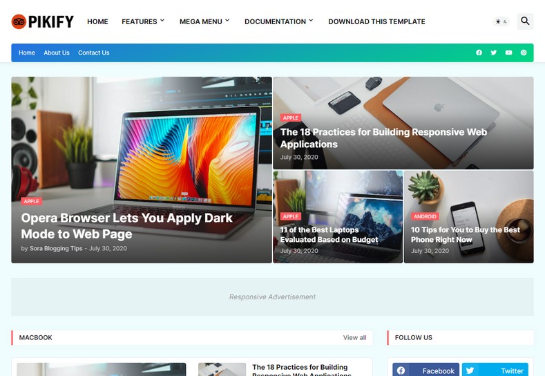 Detail Template Facebook Blogger Nomer 33