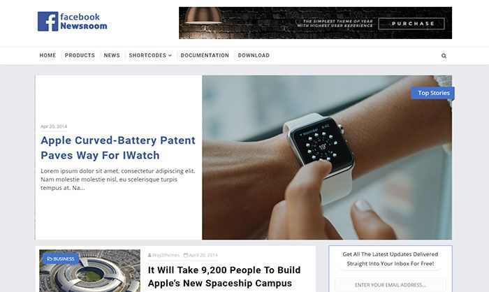 Detail Template Facebook Blogger Nomer 8