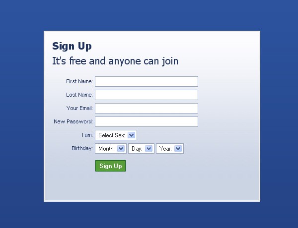 Detail Template Facebook Html Css Nomer 39