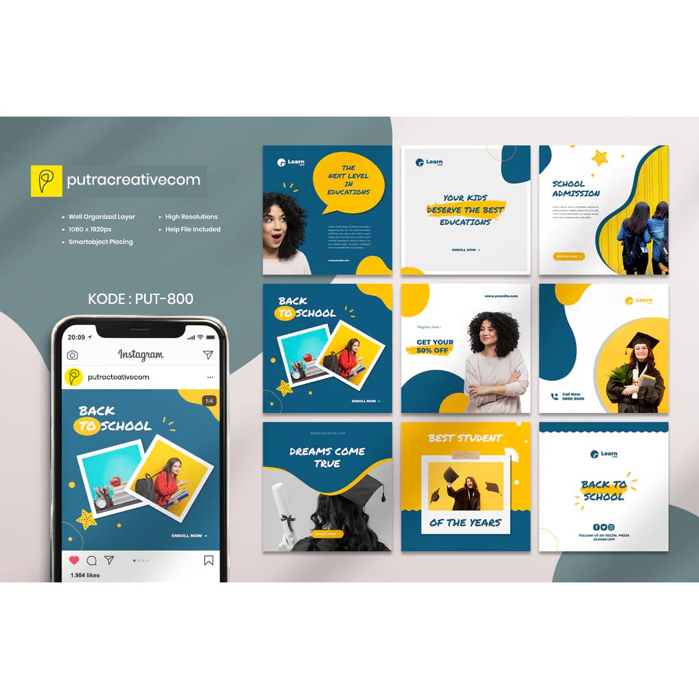 Detail Template Feed Instagram Nomer 27