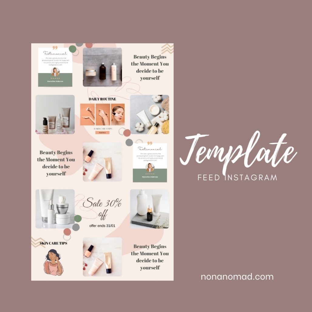 Detail Template Feed Instagram Nomer 35