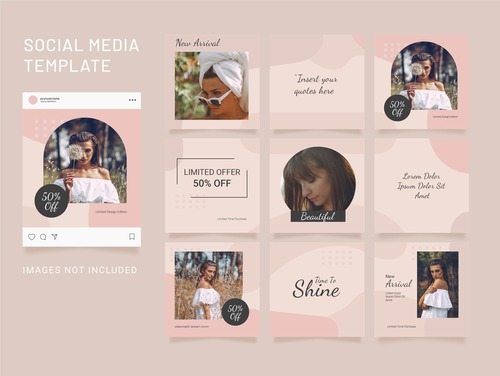 Detail Template Feed Instagram Cdr Nomer 24