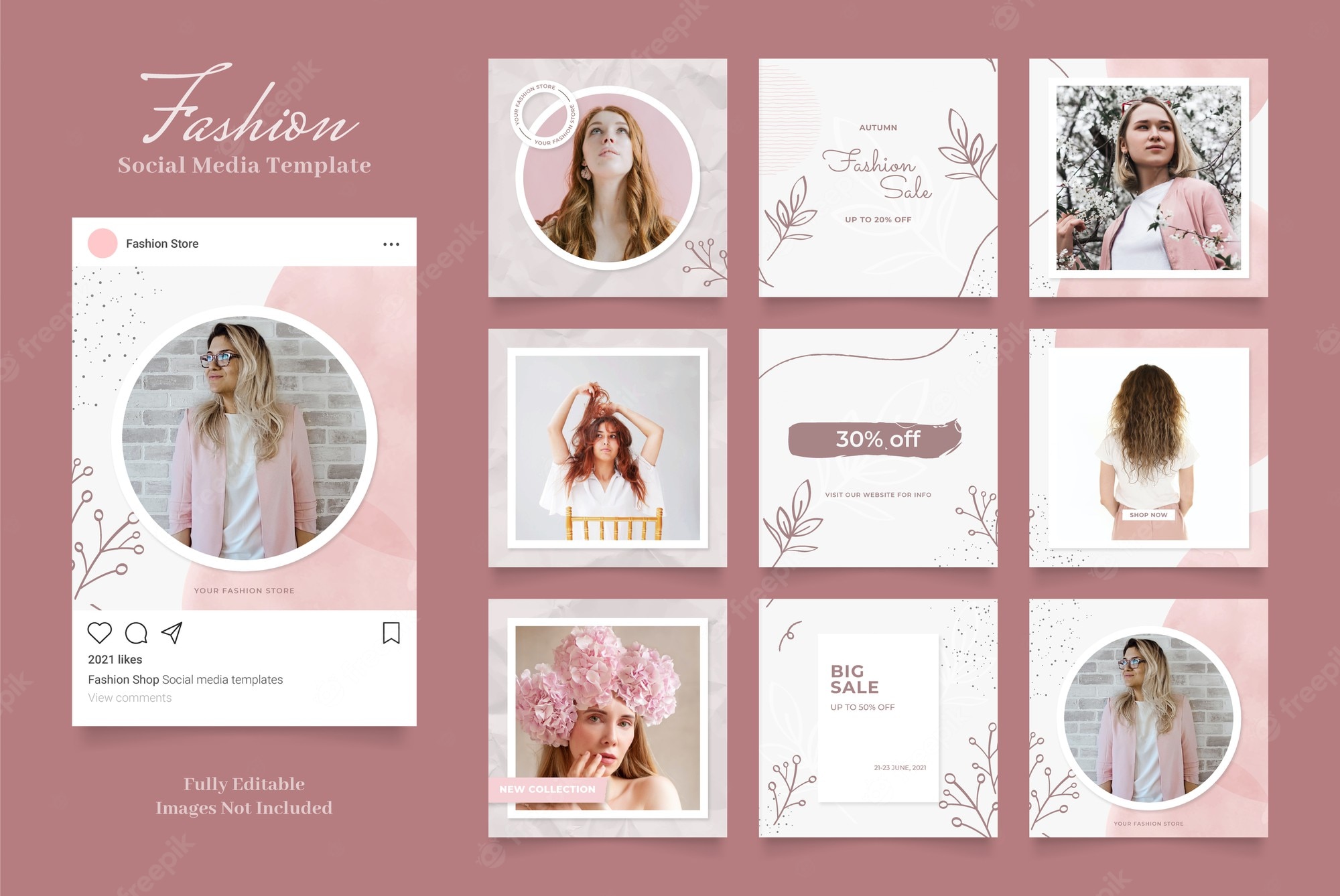 Detail Template Feed Instagram Cdr Nomer 51