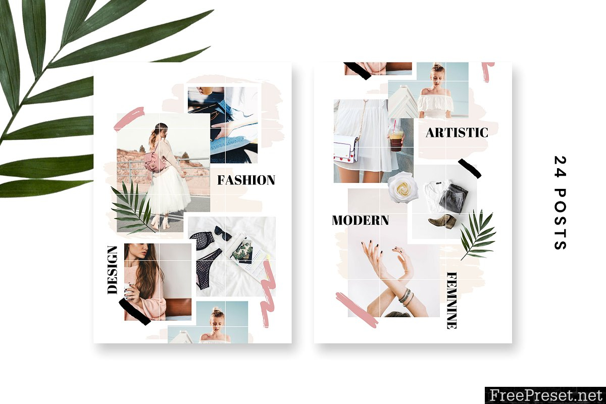 Detail Template Feed Instagram Gratis Nomer 17