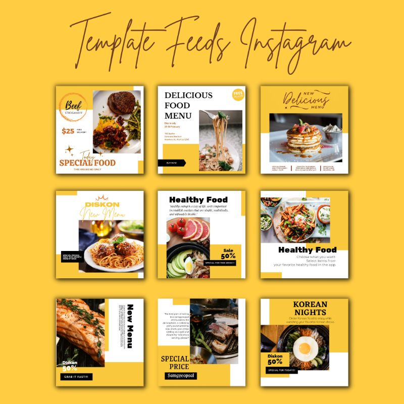 Detail Template Feed Instagram Keren Nomer 47