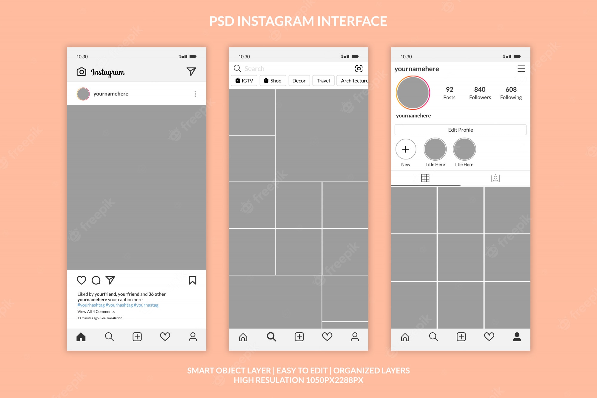 Detail Template Feed Instagram Png Nomer 15