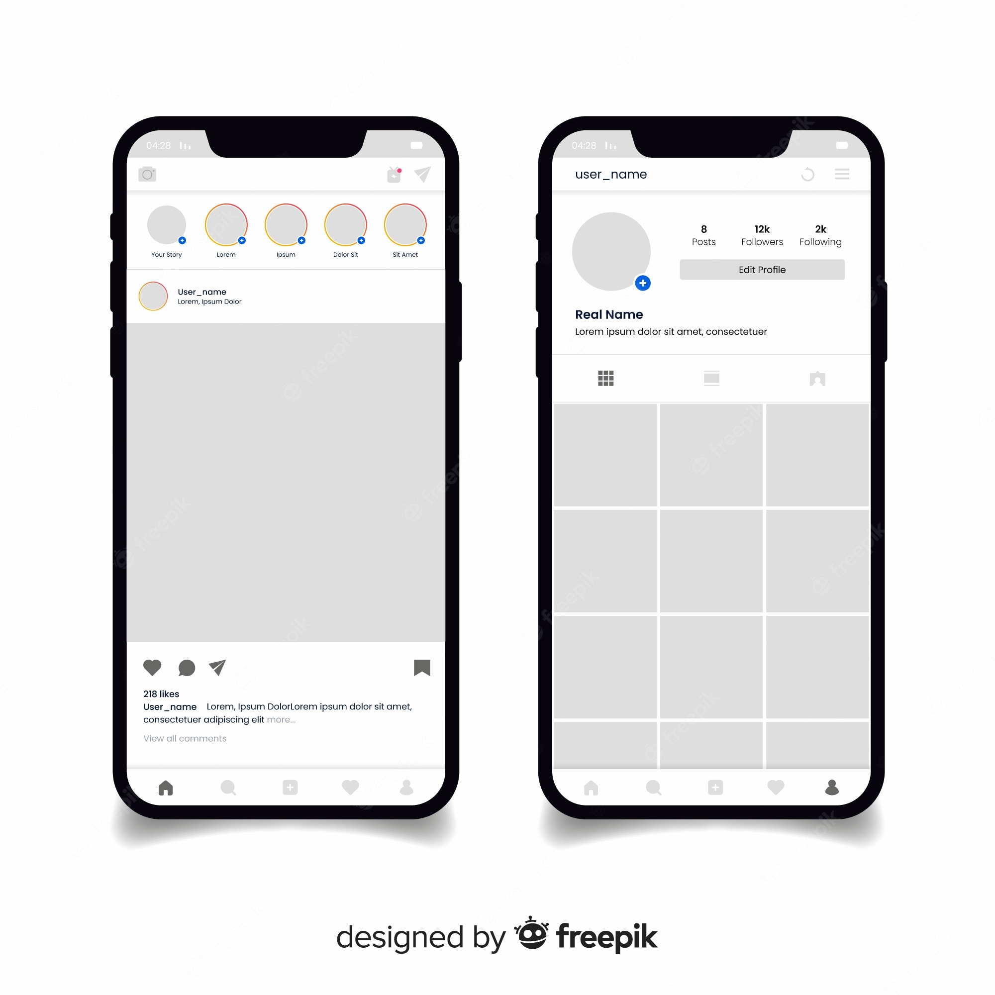 Detail Template Feed Instagram Png Nomer 4