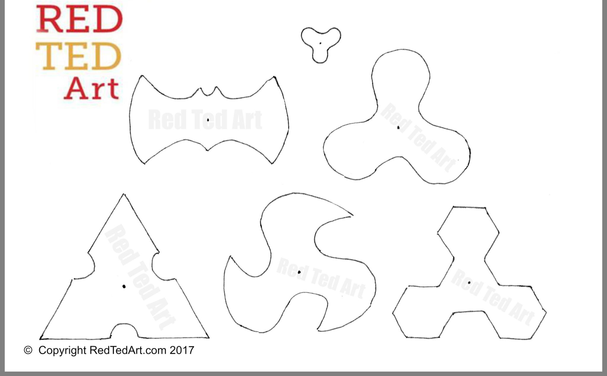 Detail Template Fidget Spinner Nomer 3