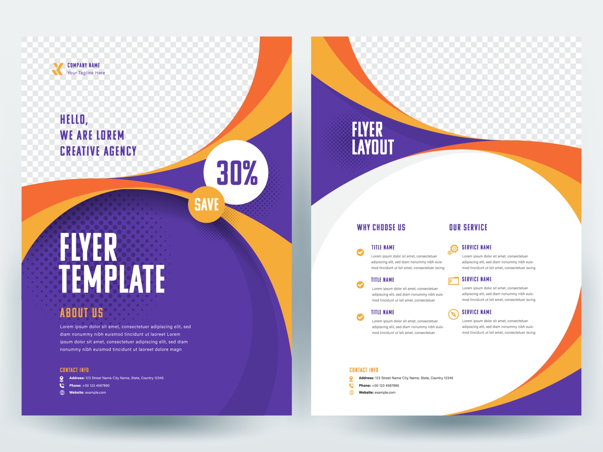 Detail Template Flyer Cdr Nomer 33