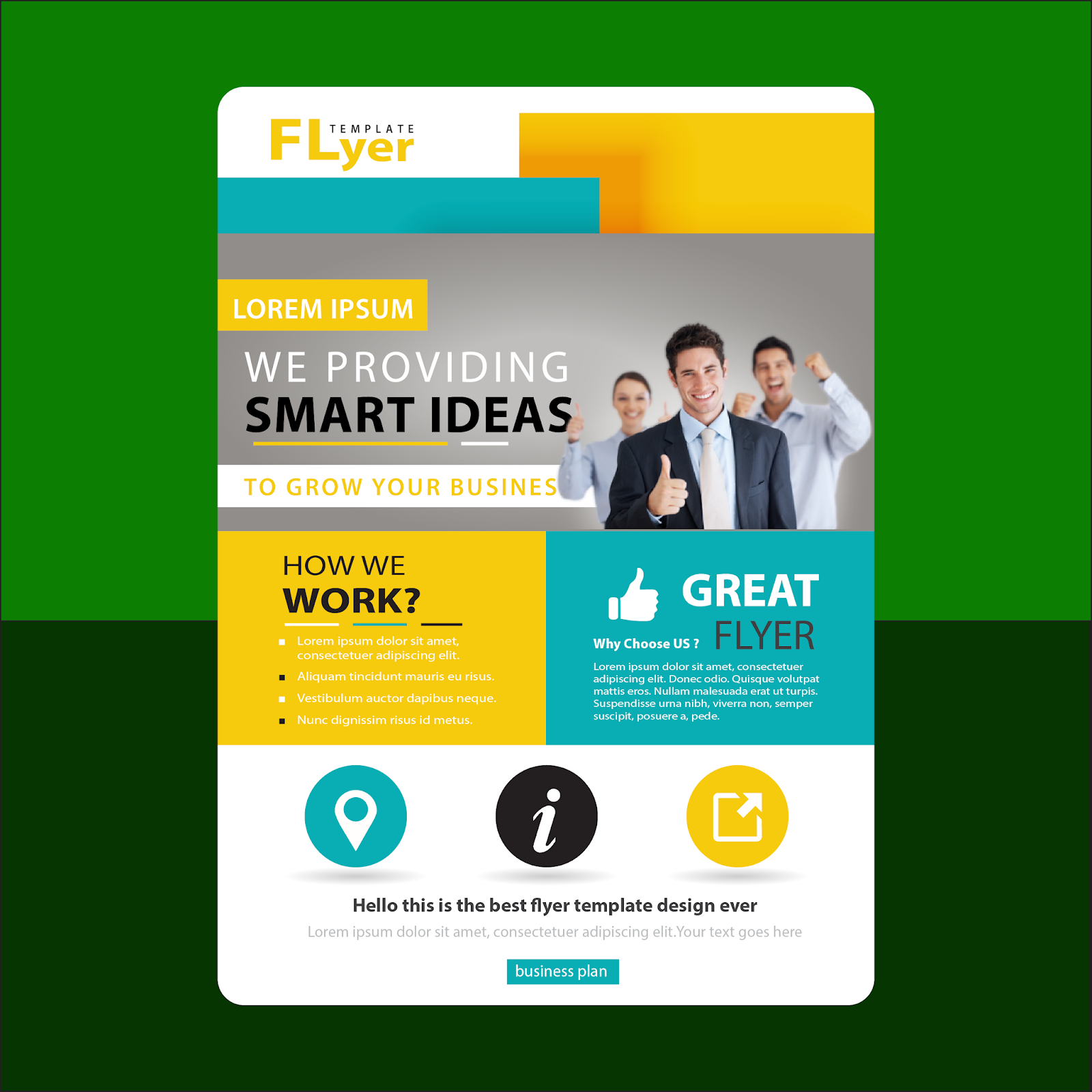 Detail Template Flyer Cdr Nomer 43