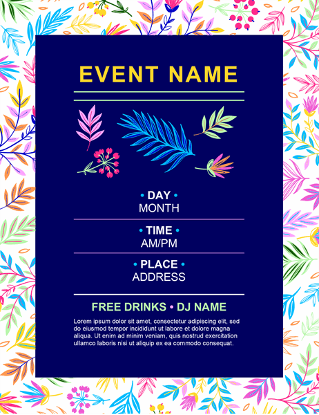 Detail Template Flyer Gratis Nomer 29