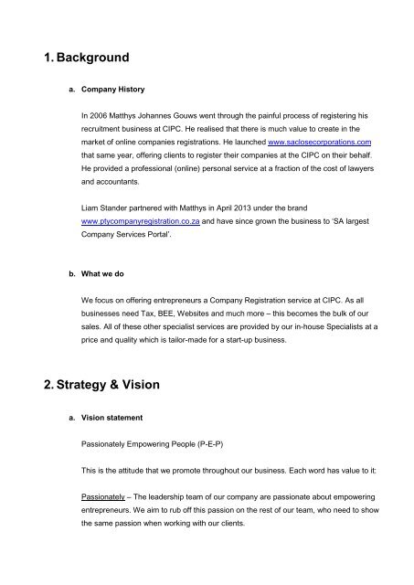 Detail Template For Company Profile In Word Nomer 54