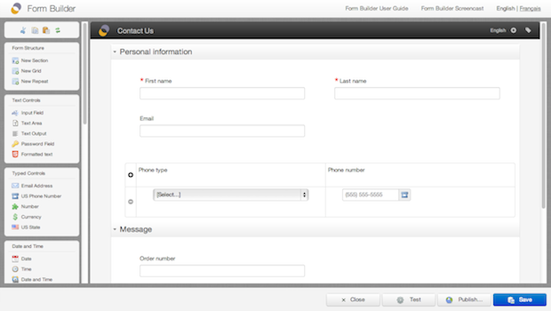 Detail Template Form Web Nomer 48