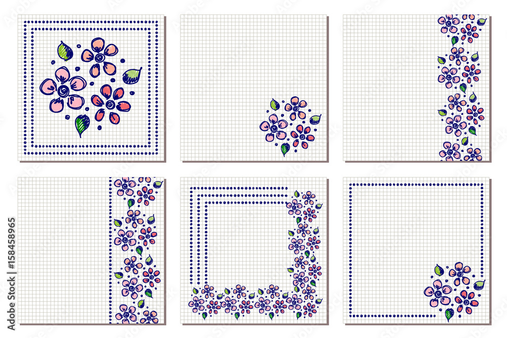 Detail Template Frame Design For Greeting Card Nomer 12
