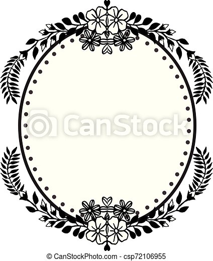 Detail Template Frame Design For Greeting Card Nomer 16