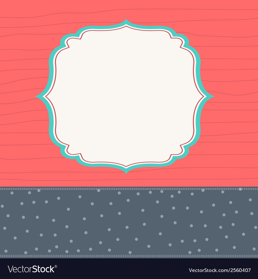 Detail Template Frame Design For Greeting Card Nomer 3