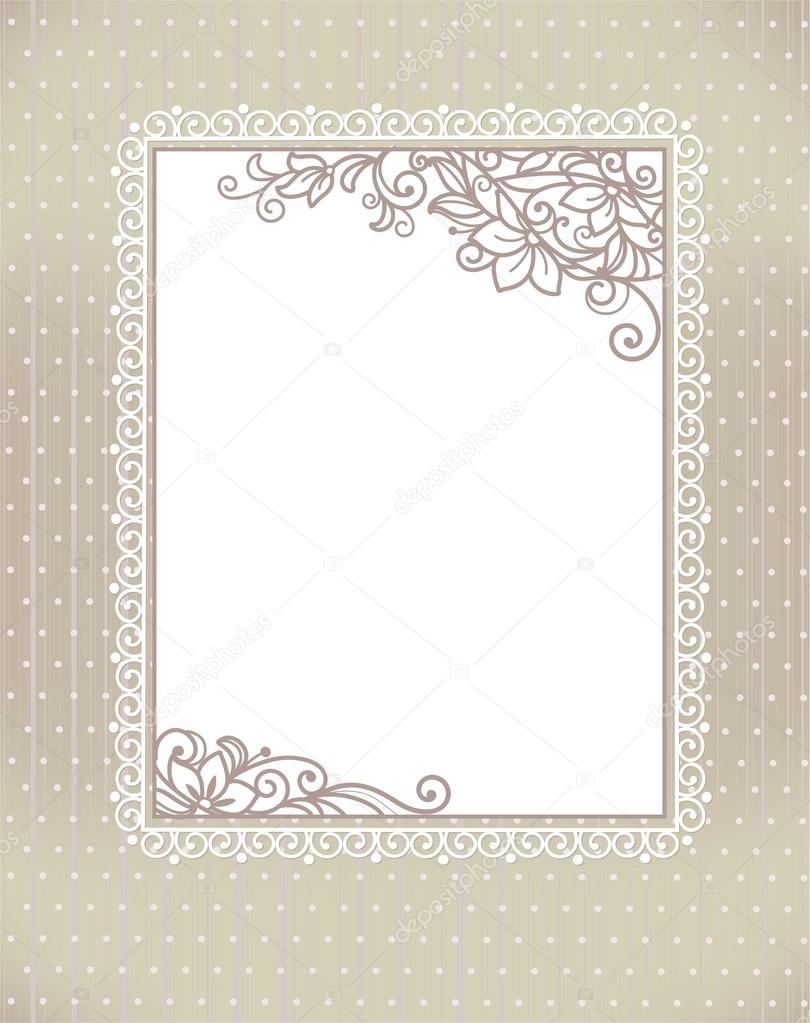 Detail Template Frame Design For Greeting Card Nomer 31