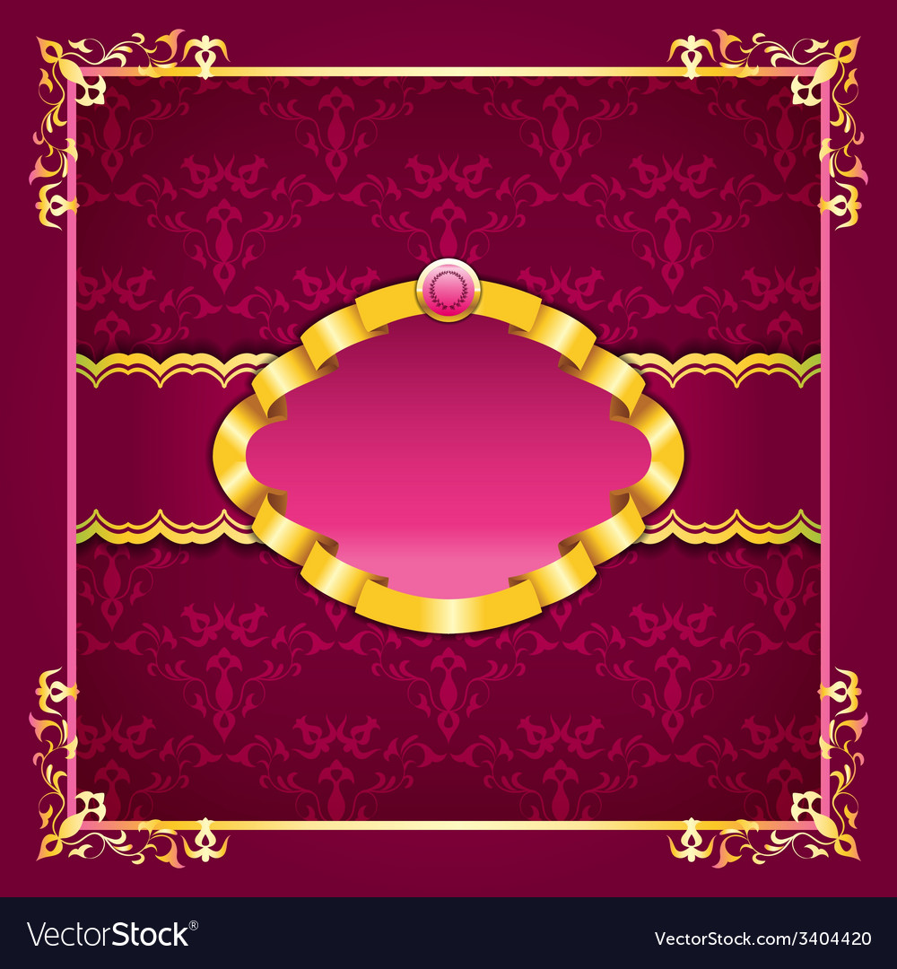 Detail Template Frame Design For Greeting Card Nomer 5