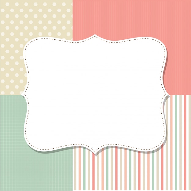 Detail Template Frame Design For Greeting Card Nomer 8