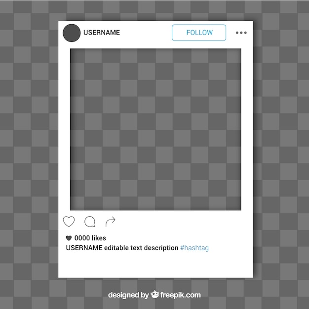 Template Frame Instagram - KibrisPDR