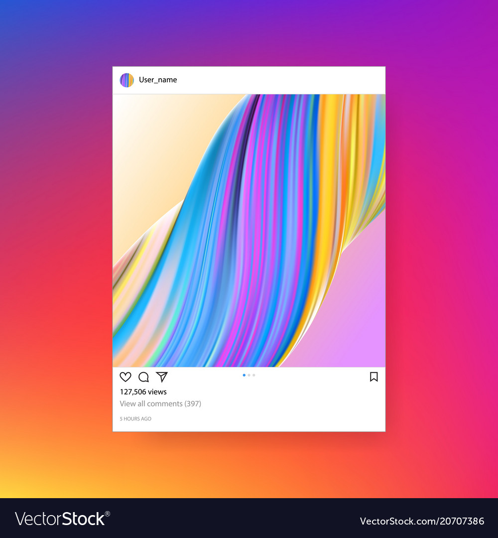 Detail Template Frame Instagram Nomer 20