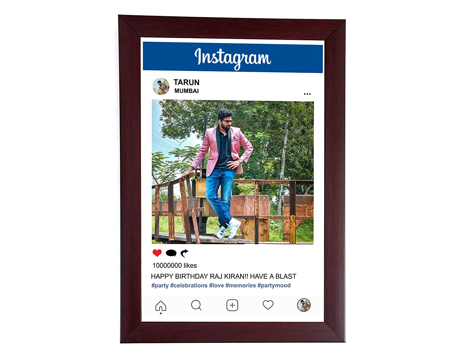 Detail Template Frame Instagram Nomer 37